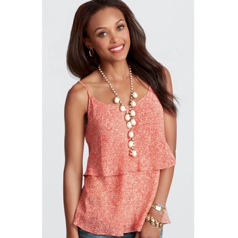 CAbi Tiered Cami Tank Top Style #339 Size Medium